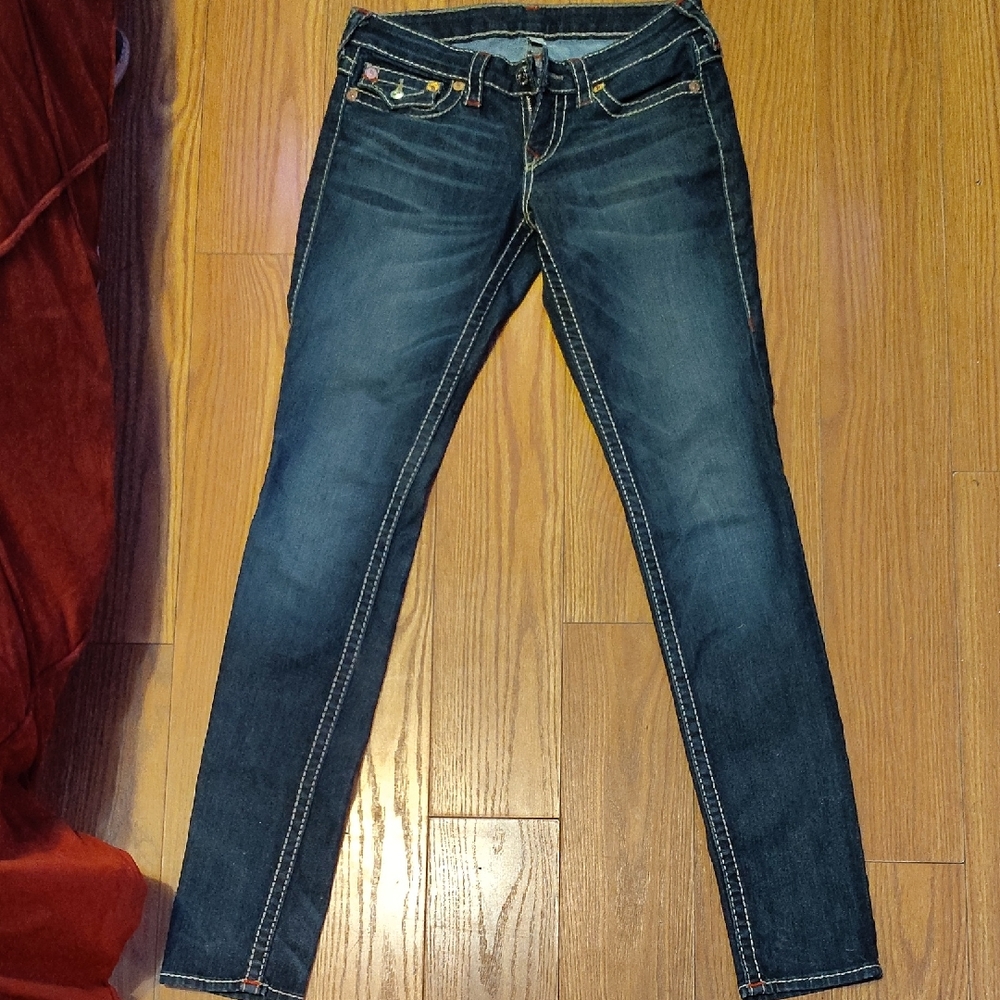 True Religion Dark Blue Skinny Jeans